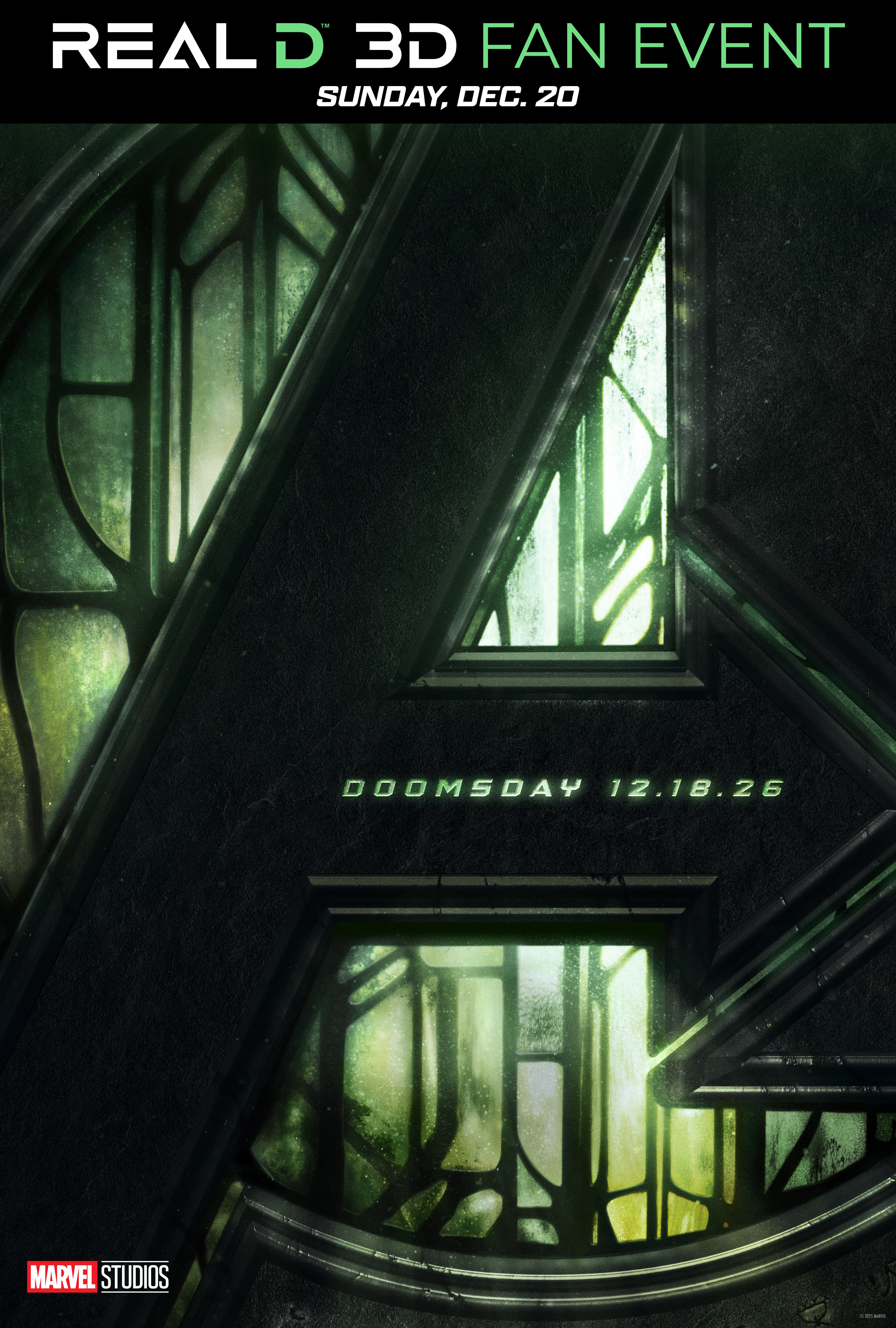 Poster for Avengers: Doomsday RealD 3D Fan Event