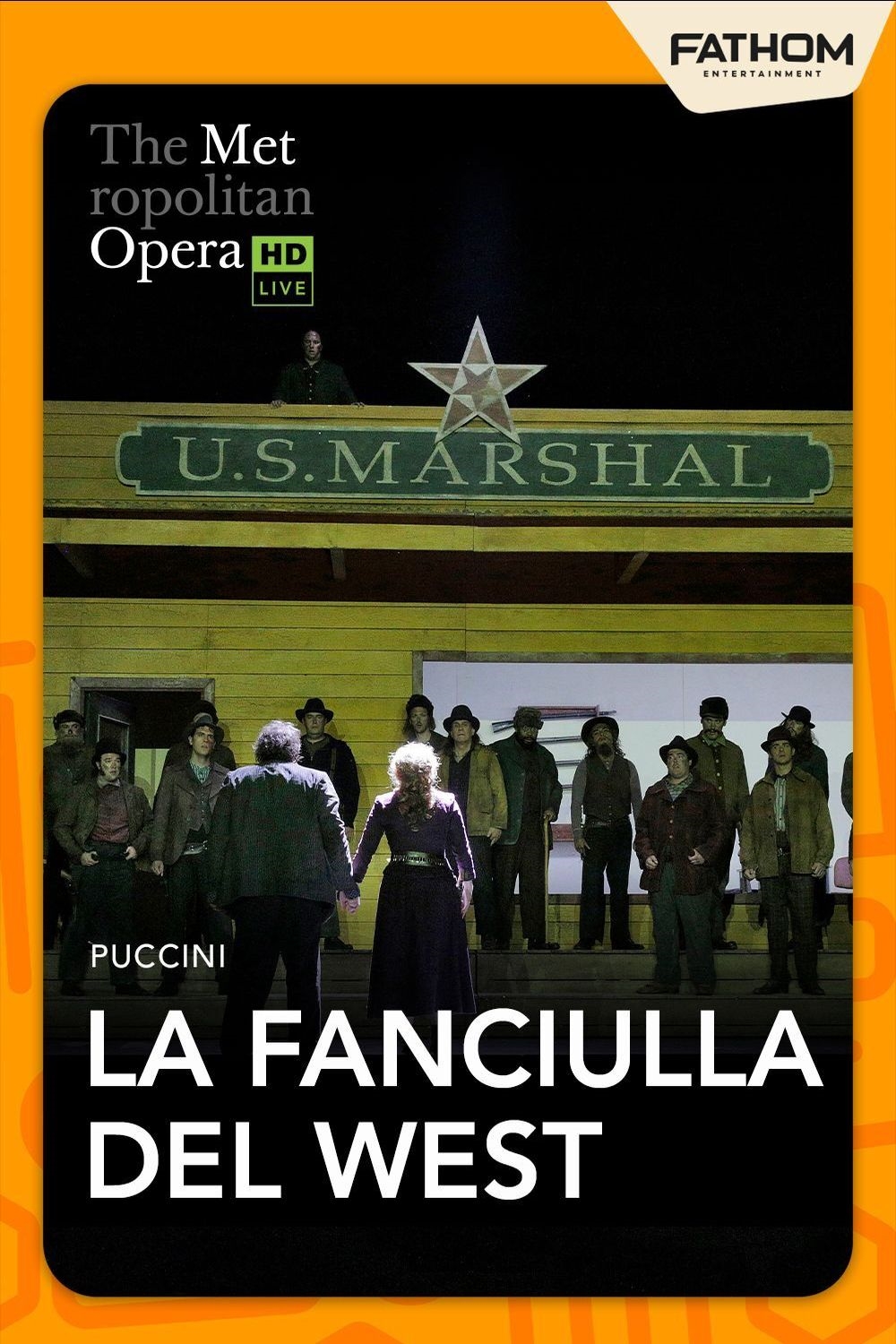 Poster for MET Opera: La Fanciulla del West