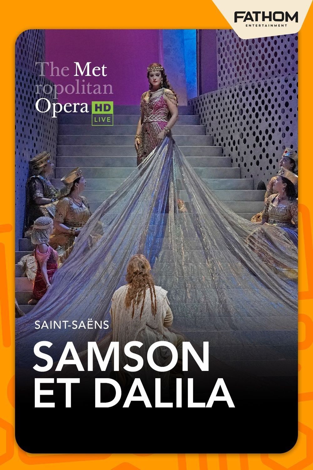 Poster for MET Opera: Samson et Dalila