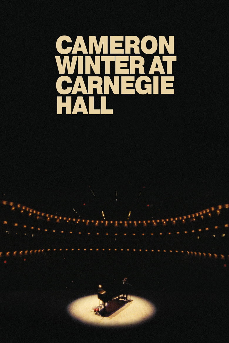 Poster for Cameron Winter at Carnegie Hall
